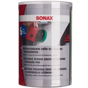 Полировочный круг зеленый средний Sonax ProfiLine 80мм 493541